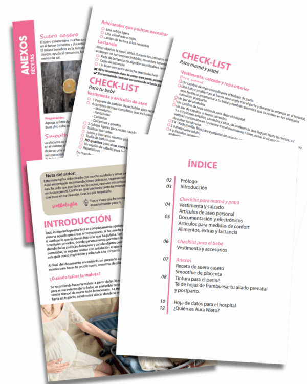 La maleta para el hospital - Guía práctica