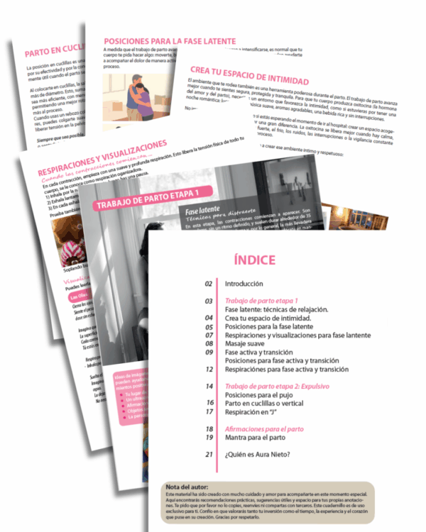 Medidas de confort para el trabajo de parto